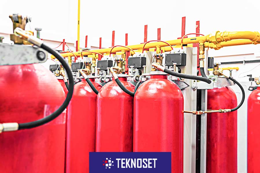 FM200 Gazlı Yangın Söndürme Sistemleri Çalışma Prensipleri - Teknoset Yangın ve Güvenlik