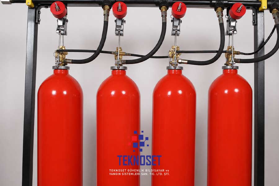Karbondioksit (CO₂) Gazlı Yangın Söndürme Sistemleri - Teknoset Güvenlik Yangın