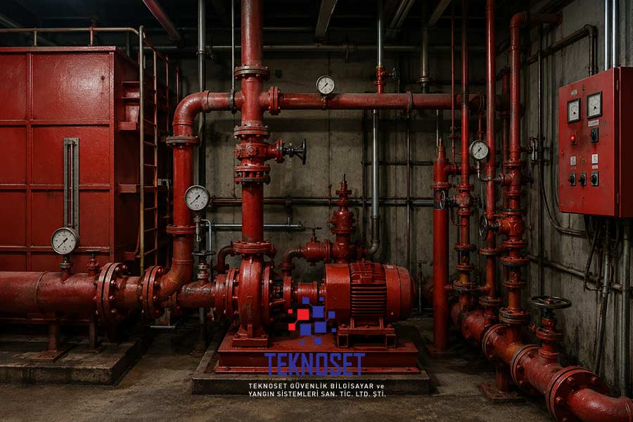 Yangın Su Temin Sistemleri Çalışma İlkeleri - Teknoset Güvenlik Yangın